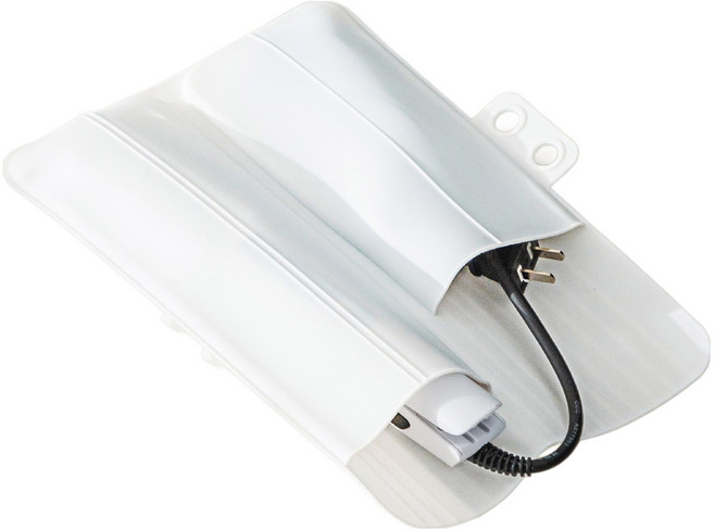 마루앤코 고데기 데임방지 실리콘 파우치 열방지 매직기 보관 패드, 1개, 화이트