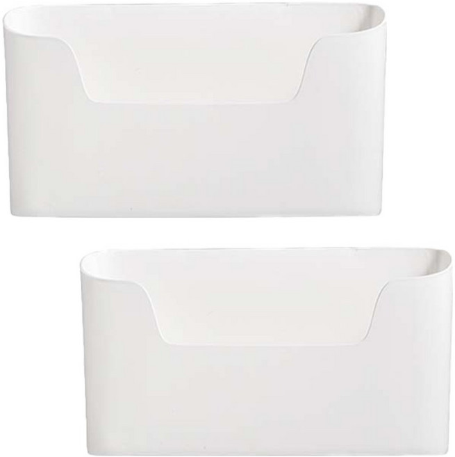 다용도 주방 정리 공간활용 수납함, 화이트, 2개