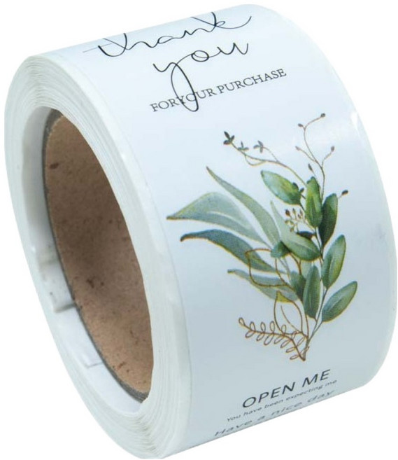 길그리 다양한 롱직사각 롤스티커 100p, L013, 1개