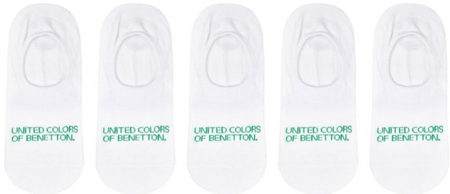 베네통 레터링 페이크 삭스 5켤레