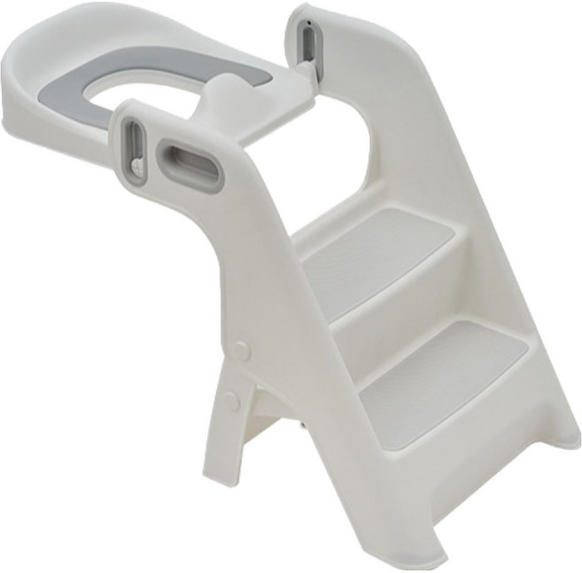 야야 유아용 몽드 사다리변기, 그레이