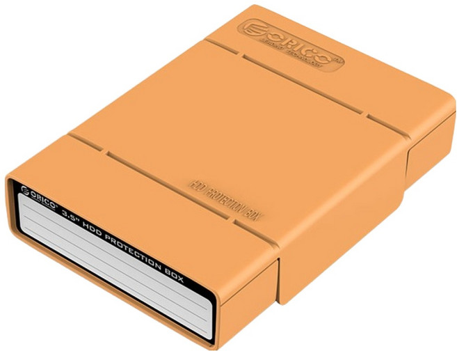 오리코 3.5인치 전용 하드디스크 보관함 162 x 116 x 37 mm PHP-35, 1개, PHP-35(오렌지)