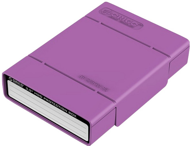 오리코 3.5인치 전용 하드디스크 보관함 162 x 116 x 37 mm PHP-35, 1개, PHP-35(퍼플)