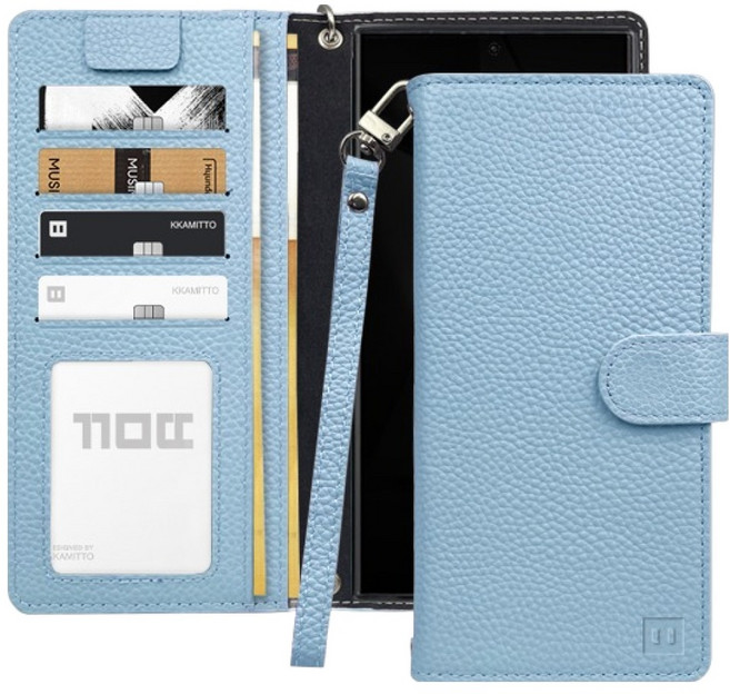 까미또 에포크 로그 소가죽 다이어리 휴대폰 케이스