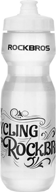 락브로스 대용량 위생커버 스포츠물통 DCBT69, 화이트투명, 750ml, 1개