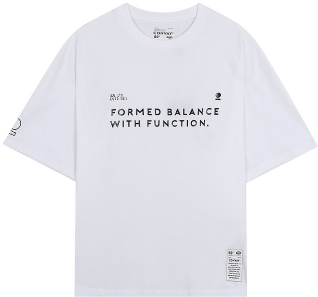 지이크 남성용 프린팅 라운드 티셔츠 PGIBD8715