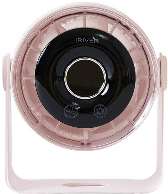 아이리버 스톰 터보 무드등 탁상용 선풍기, TF-20L, Pink