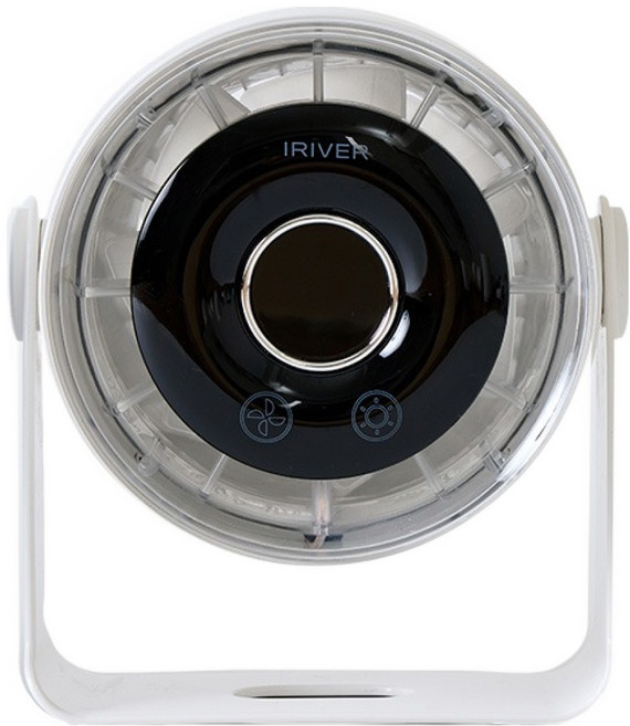 아이리버 스톰 터보 무드등 탁상용 선풍기, TF-20L, White