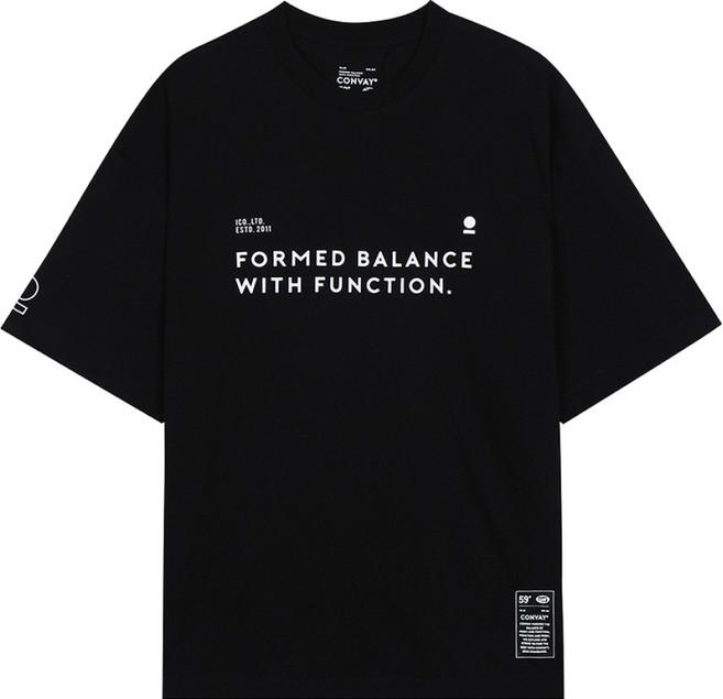 지이크 남성용 프린팅 라운드 티셔츠 PGIBD8714