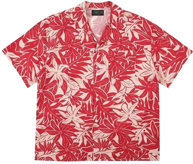 男款寬鬆夏威夷襯衫 2131