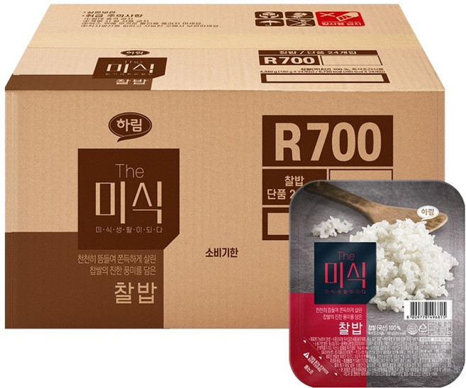 더미식 찰밥, 180g, 24개