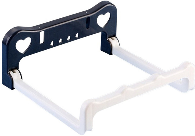 한봄누리 무타공 간편부착 투톤 세수 대야걸이, 화이트, 1개