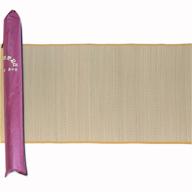 Saekdongdari 床墊 王莞草蓆 03 床墊 自然色 + 外罩組合, 1套