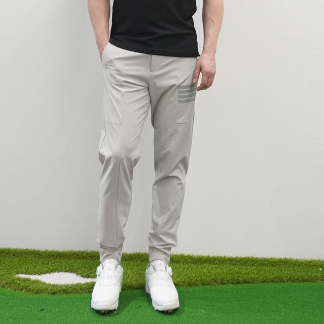 MASTER BEAR LUXE GOLF 男士側邊鬆緊帶反光線條彈力束口褲 MS25MV157