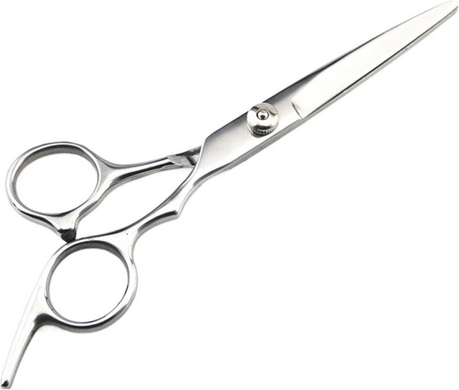 딥톡 머리카락 헤어 커트 미용 가위 DT0754, 1개, 실버