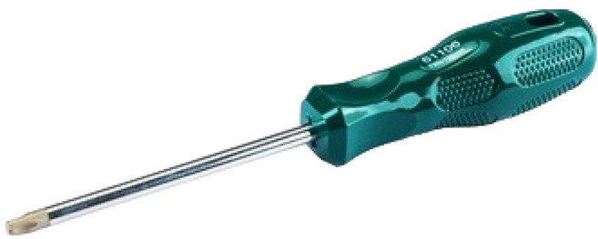 사타 스크류 드라이버 별형 T8 x 75mm 61108, 1개