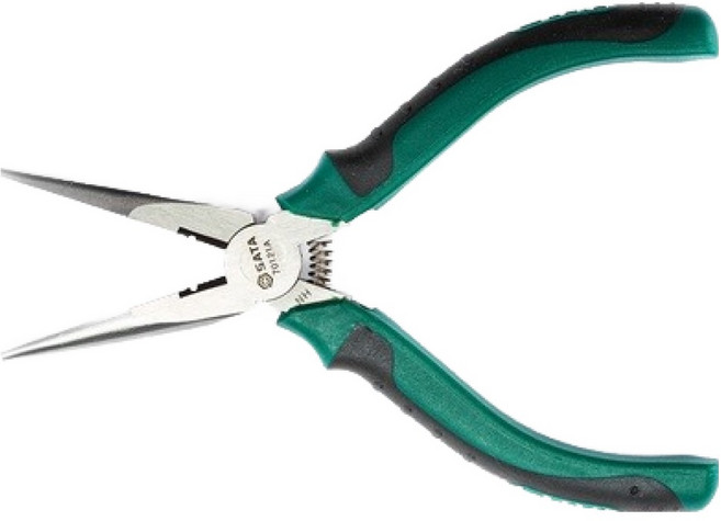 사타 롱 노우즈 플라이어 167mm 70121A, 1개