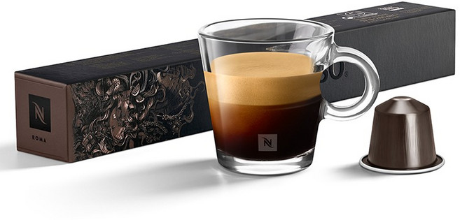 NESPRESSO 義式經典羅馬咖啡膠囊, 4.8g, 10顆, 1盒