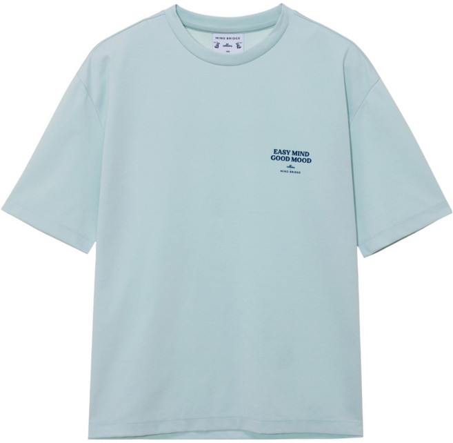 마인드브릿지 콜린스 수피마 백포인트 세미오버티셔츠 MZTS3160