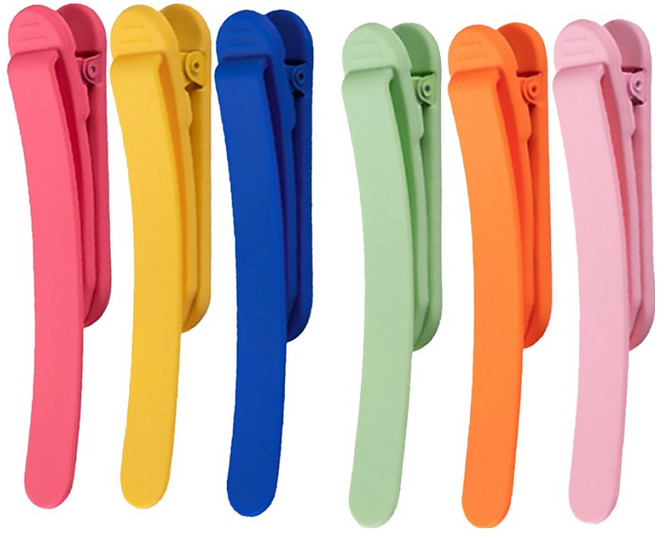 마르벨라 실리콘 책갈피 6종 세트, A세트 혼합색상, 1세트