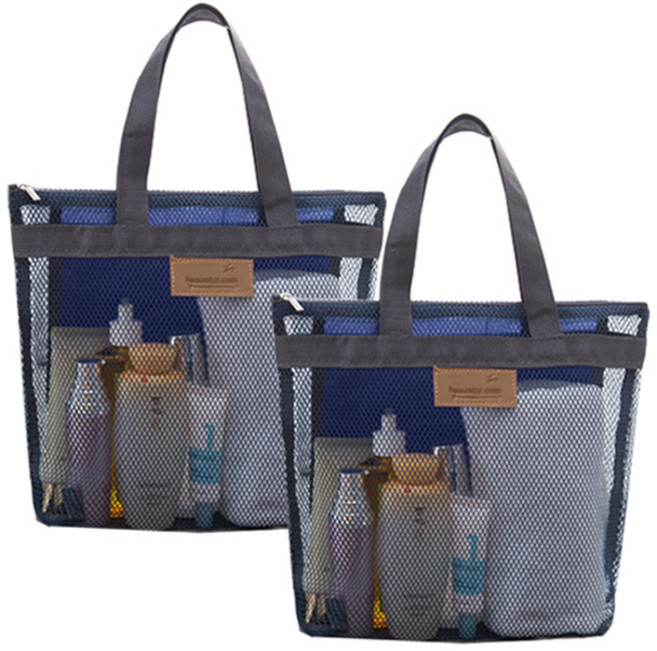 뷰레이터닷컴 심플 매쉬 비치백 토트백 2p