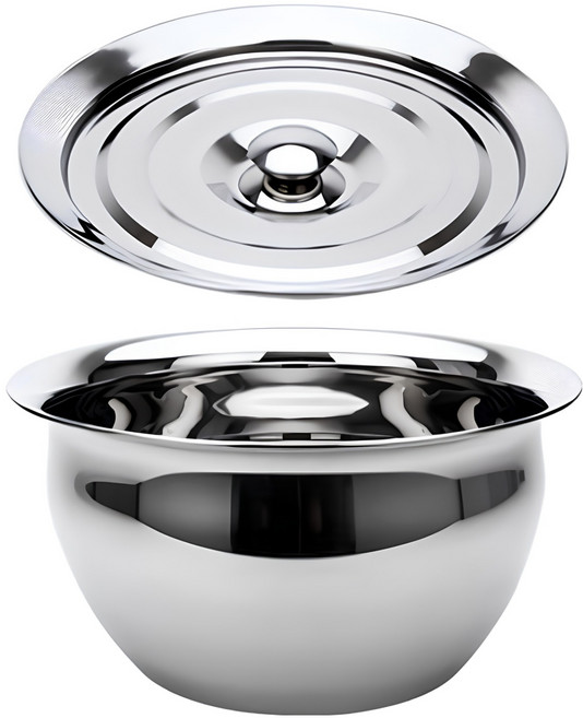 솜데이 올 뚜껑 있는 요강 27 x 15 cm, 스텐, 1세트