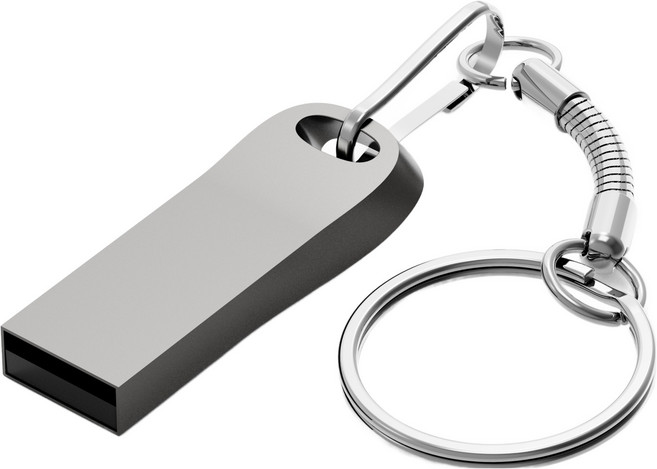 일리온 USB 메모리 카드 Matt Black + 키링 세트, 1세트, 4GB