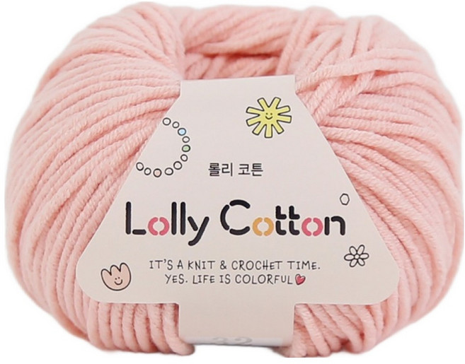 앵콜스 롤리코튼 뜨개실, 32 라이트피치, 1개