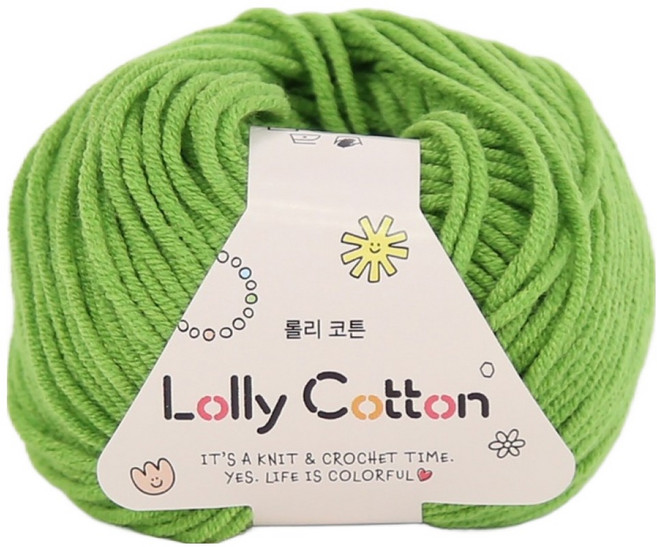 앵콜스 롤리코튼 뜨개실, 69 풀잎, 1개