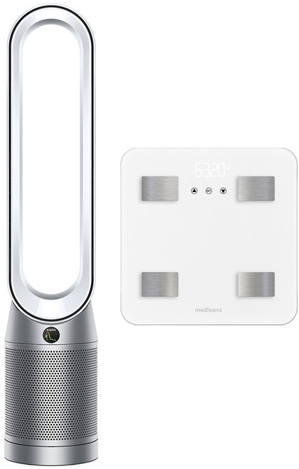 dyson 戴森 2合1空氣清淨機 TP07 + MEDISANA 多功能體脂計 款式隨機, 銀白色