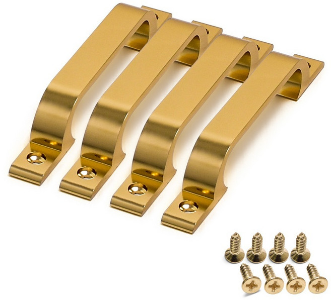 손잡이세상 엘리제홀 건축손잡이 P96, 골드, 4개