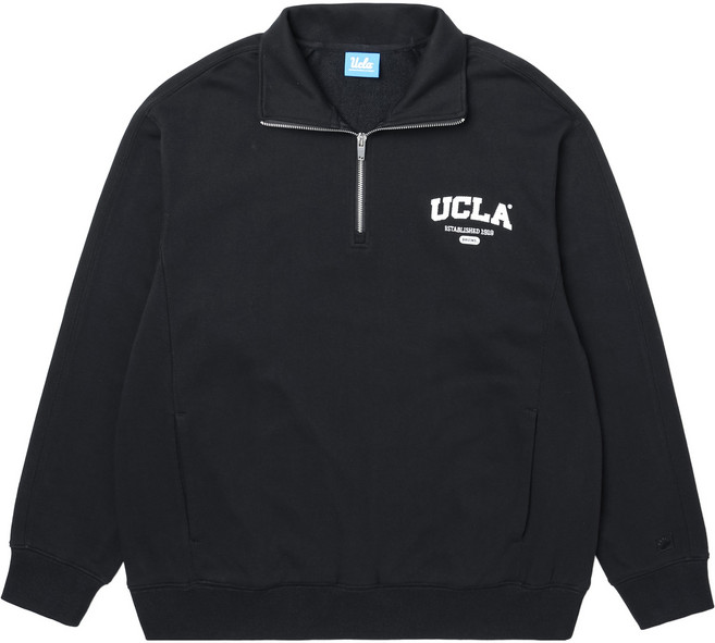 UCLA 開衩細節長袖半拉鍊T恤 UA3LT91