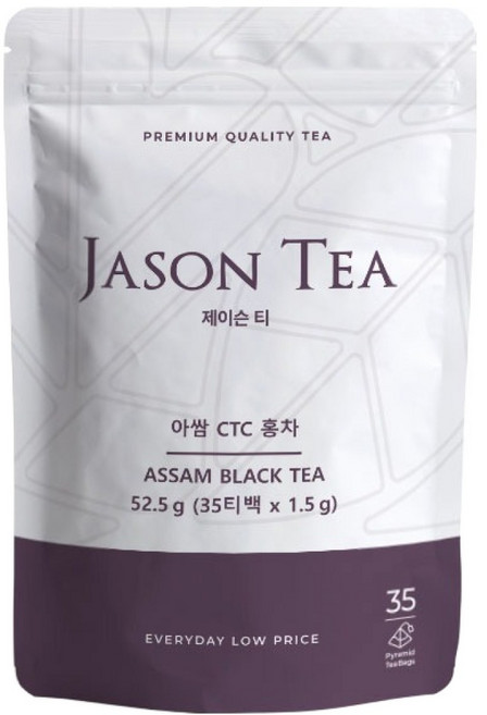 제이슨티 아쌈 CTC 홍차 35피라미드 티백, 1.5g, 35개입, 1개