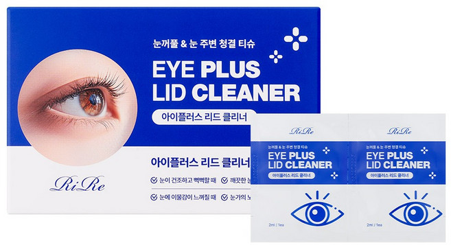 리르 아이플러스 리드 클리너 30p, 60ml, 1개