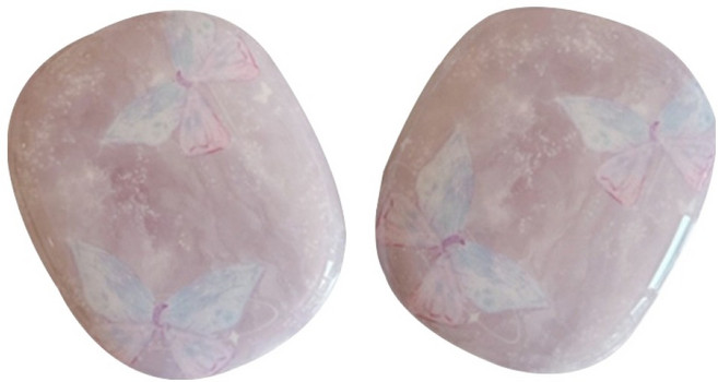 알로데 비비드 에어팟맥스 케이스 2p, NO.01 대리석, 1개