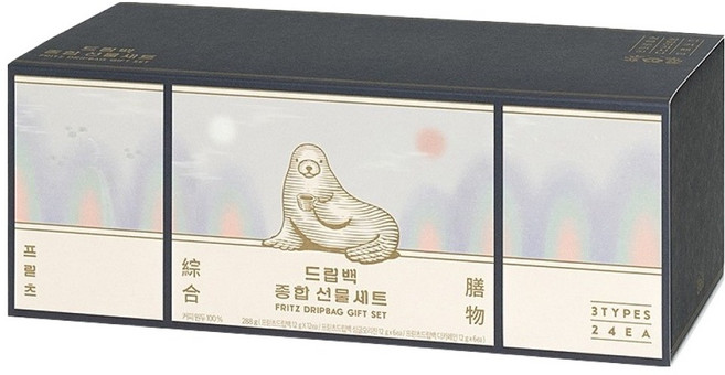 프릳츠 드립백 커피 3종 종합 선물세트, 12g, 1개, 24개입