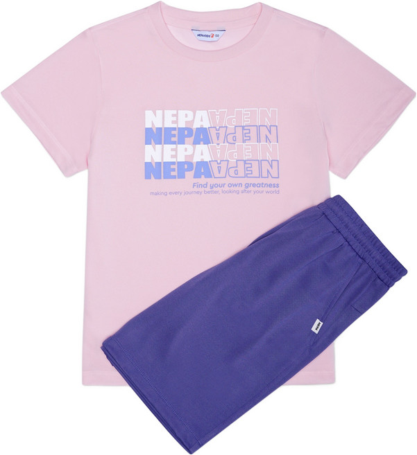 NEPA KIDS 兒童 Edge 短袖T恤 + 五分褲套裝
