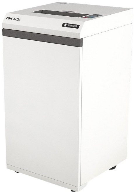 카피어랜드 스틸 저소음 꽃가루 문서 세단기 대형 120L 방문설치, 화이트, CPK-A4120