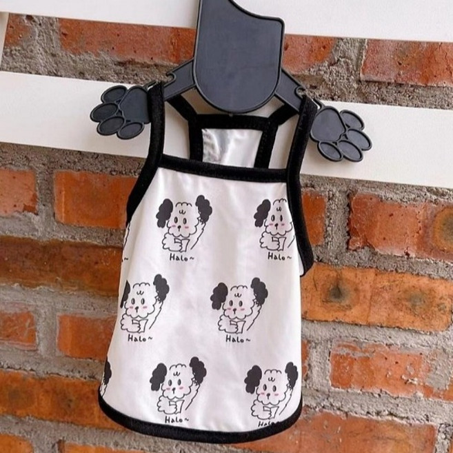 코코스튜디오 고양이 강아지 코코 리틀베어 냉장고 나시, 블랙, 1개