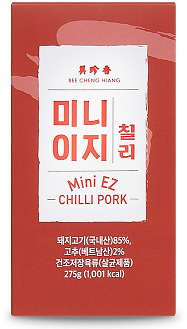 비첸향 미니이지 칠리 육포, 275g, 1개