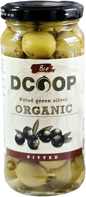 디쿱 유기농 피티드 씨를뺀 그린올리브, 230g, 1개