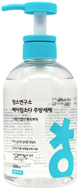 청소연구소 베이킹소다 주방세제, 500ml, 1개