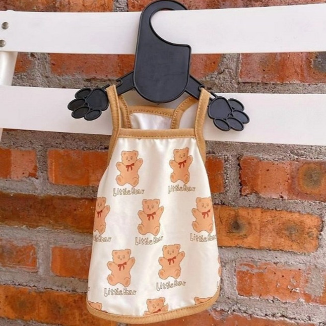 코코스튜디오 고양이 강아지 코코 리틀베어 냉장고 나시, 브라운, 1개