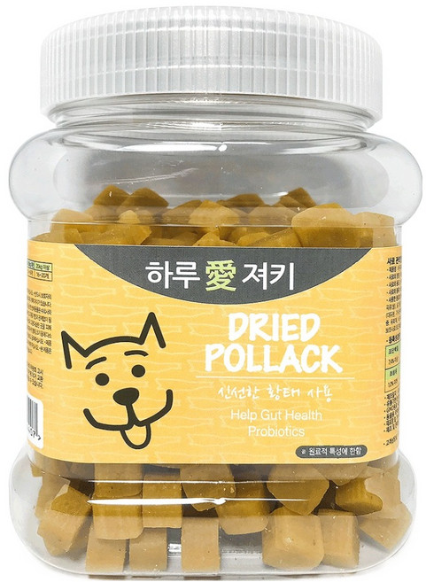 하루애 강아지 져키, 황태, 400g, 1개