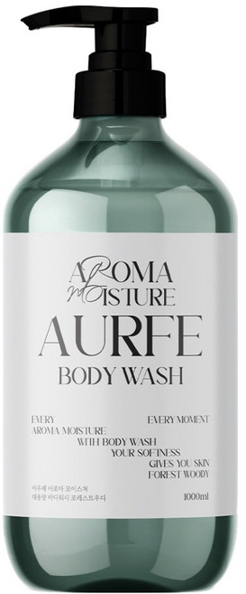 아우페 아로마 모이스처 대용량 퍼퓸 바디워시 포레스트우디향, 1L, 1개
