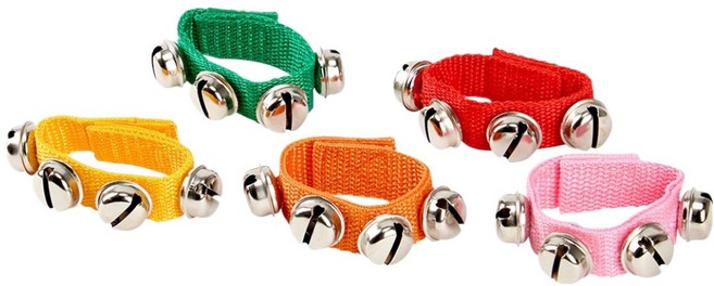 캐스비 베이비 맑은소리 율동방울 5종 세트, 혼합색상, 1세트