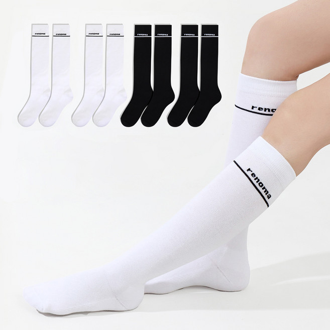 레노마 여성용 골프 니삭스 4족 세트