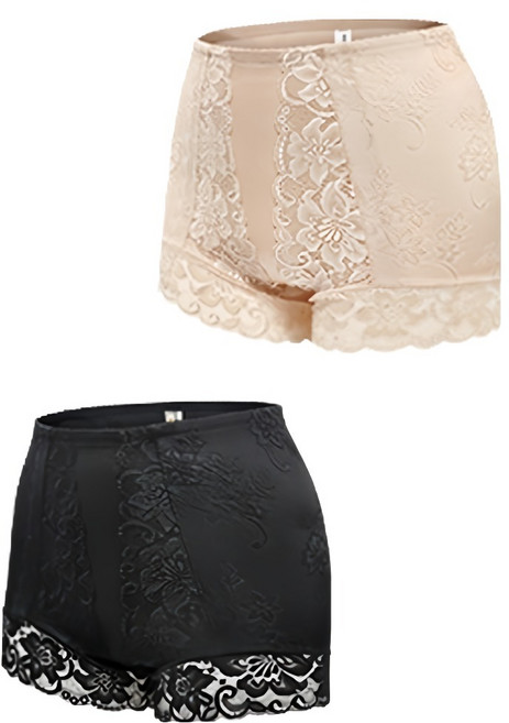 화영탈렌트 화영블루핀 퍼펙트로얄 쟈카드 레이스 사각 거들 팬티 2종 세트