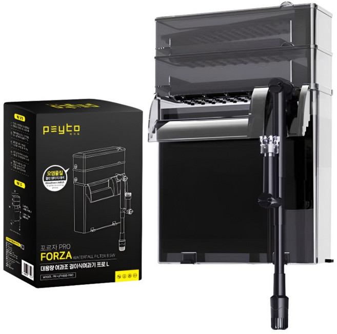 페이토 포르자 하이브리드 걸이식여과기 L PK-LF1000 PRO, 8.5W, 1개