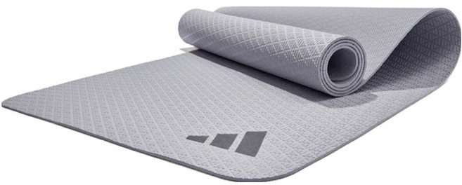 아디다스 EVA 요가매트 4mm, 실버바이올렛, 1개